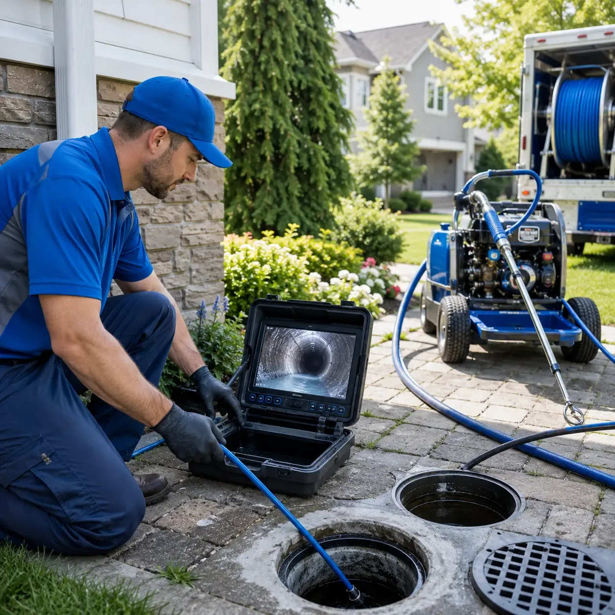 Outdoor drain cleaning professionals serving Newton, NC