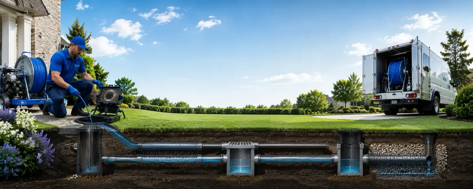 Outdoor drain cleaning information for Newton, NC